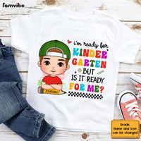 Personalized Back To School First Day Of School Gift For Grandson I'm Ready For Kid T Shirt 27397 thumb 1