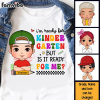 Personalized Back To School First Day Of School Gift For Grandson I'm Ready For Kid T Shirt 27397 thumb 1