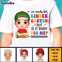 Personalized Back To School First Day Of School Gift For Grandson I'm Ready For Kid T Shirt 27397 thumb 1