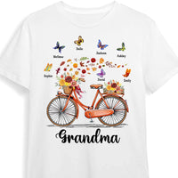 Personalized Gift for Grandma Bicycle With Flowers Shirt - Hoodie - Sweatshirt  27400 thumb 1
