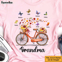 Personalized Gift for Grandma Bicycle With Flowers Shirt - Hoodie - Sweatshirt  27400 thumb 1