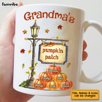 Personalized Gift For Grandma Autumn Pumpkin Patch Mug 27402 thumb 1