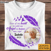 Personalized Gift For Loss Mom Memorial Remembering An Angel Custom Photo Shirt - Hoodie - Sweatshirt 27403 thumb 1