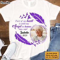 Personalized Gift For Loss Mom Memorial Remembering An Angel Custom Photo Shirt - Hoodie - Sweatshirt 27403 thumb 1