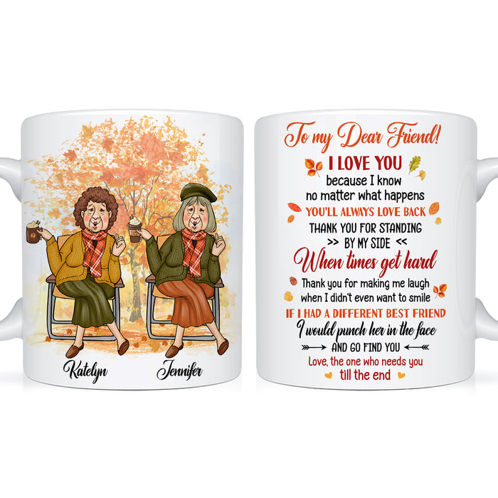 Personalized Gift For Old Friends Fall Theme Mug 27404 1