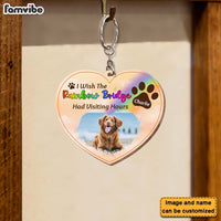 Personalized Pet Memorial Gift Wood Keychain 27406 thumb 1