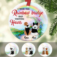 Personalized Dog Memorial Rainbow  Ornament OB291 99O60 thumb 1