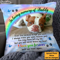 Personalized Gift For Lost Beloved Pet Pillow 27410 thumb 1