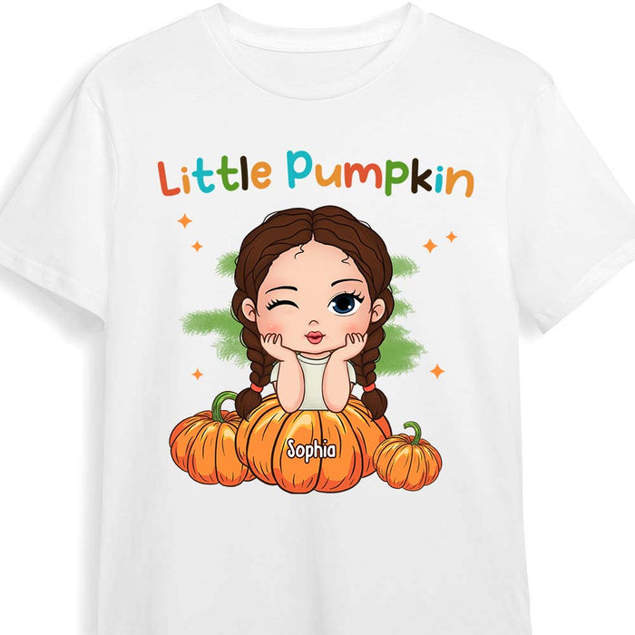 Personalized Gift For Granddaughter Little Pumpkin Kid T Shirt 27412 1