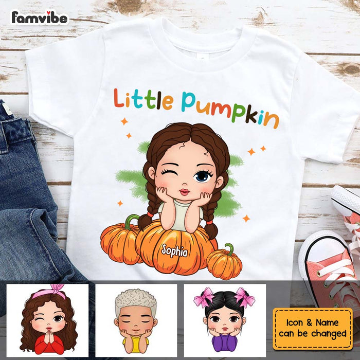Personalized Gift For Granddaughter Little Pumpkin Kid T Shirt 27412 1