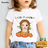 Personalized Gift For Granddaughter Little Pumpkin Kid T Shirt 27412 thumb 1