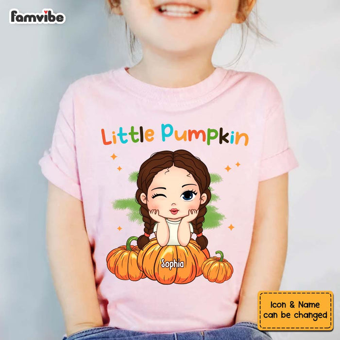 Personalized Gift For Granddaughter Little Pumpkin Kid T Shirt 27412 1