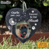 Personalized Photo Dog Memorial Gift For Loss Of Pet Forever In Our Hearts In Loving Memory Heart Memorial Slate 27416 1