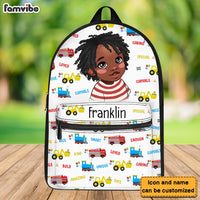 Personalized Gift For Grandson Cars Back To School Affirmations BackPack 27420 thumb 1