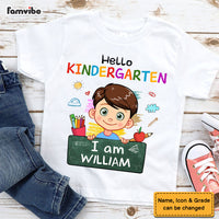Personalized Gift For Grandson Hello Kindergarten I Am Kid T Shirt 27424 thumb 1