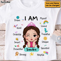 Personalized Affirmation Shirt - 'I Am Kind, I Am Smart' Gift for Granddaughter & Daughter thumb 1