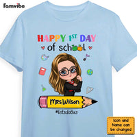 Personalized Gift For Teacher Happy First Day Of School Shirt - Hoodie - Sweatshirt 27436 thumb 1