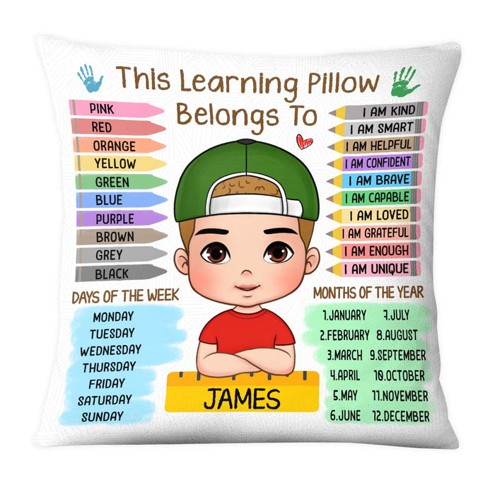 Learning Pillow, Personalized Gifts