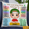 Personalized Back To School First Day Of School Gift For Grandson Set Of Educational Learning Pillow 27438 1