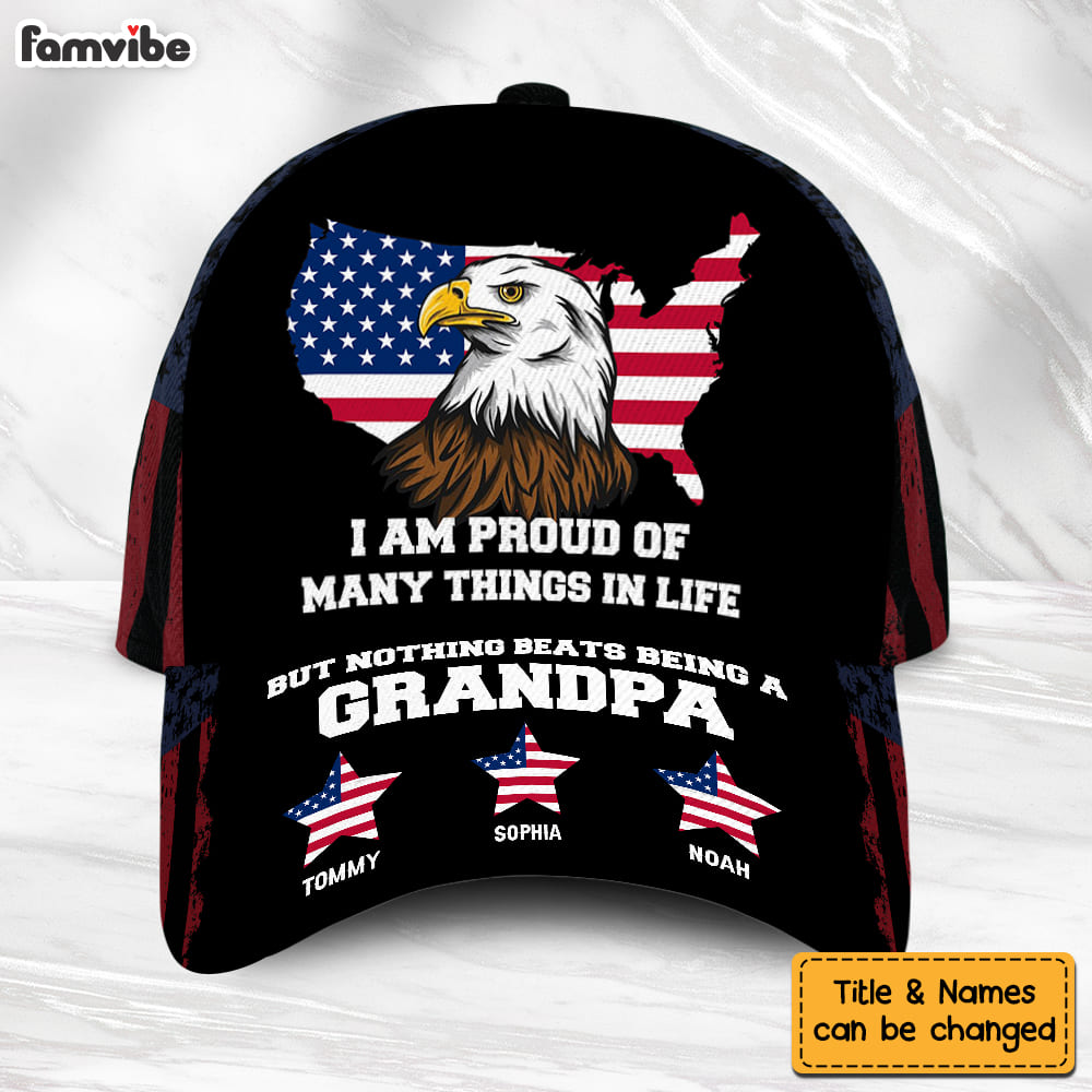 Personalized Gift For Grandpa Nothing Beats Being A Granpa Cap 27440 Primary Mockup