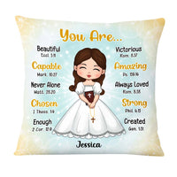 Personalized Gift For Granddaughter First Communion Christian Pillow 27441 thumb 1