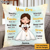 Personalized Gift For Granddaughter First Communion Christian Pillow 27441 1
