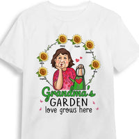 Personalized Gift For Grandma Garden Love Grows Here Shirt - Hoodie - Sweatshirt 27442 thumb 1