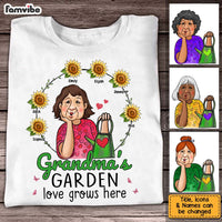 Personalized Gift For Grandma Garden Love Grows Here Shirt - Hoodie - Sweatshirt 27442 thumb 1