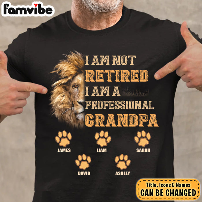 Personalized Retirement Gift I'm A Professional Grandpa Shirt Hoodie Sweatshirt 27445 1