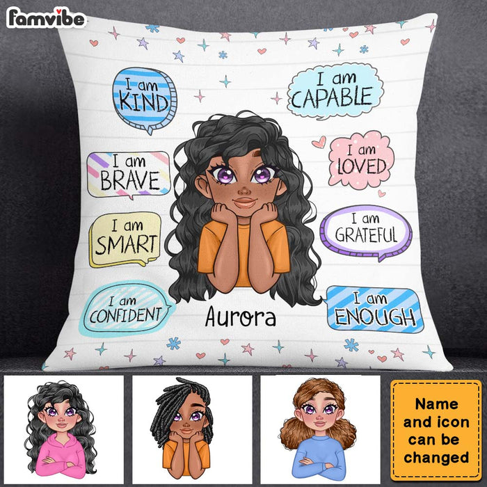Personalized Gift For Granddaughter I Am Kind Pillow 27447 1