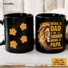 Personalized Gift For Grandpa Lion Being A Dad Is An Honor Being A Papa Is Priceless Mug 27448 1