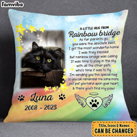 Personalized Gift For Loss Beloved Pet Rainbow Bridge Was Calling Pillow 27456 thumb 1