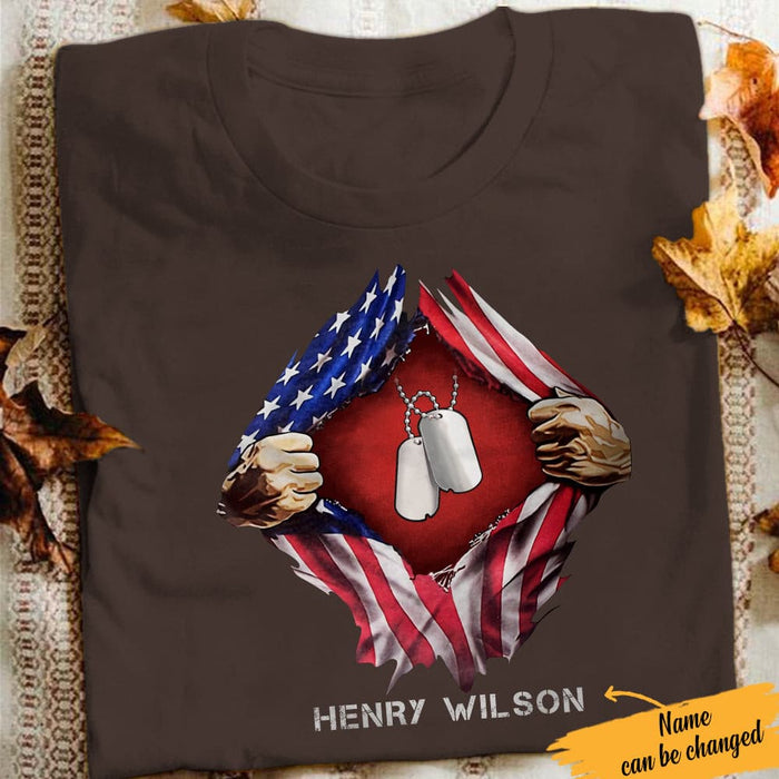 Personalized Veteran T Shirt JN81 85O61 1