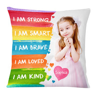 Personalized Gift For Granddaughter Affirmation Upload Photo Pillow 27461 thumb 1