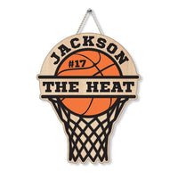 Personalized Gift For Grandson Basketball Wood Sign 27462 thumb 1