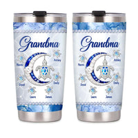 Personalized Gift For Grandma Moon Turtle Steel Tumbler 27465 thumb 1