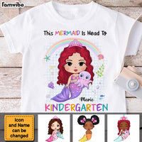 Personalized Gift For Granddaughter Back To School Mermaid Kid T Shirt 27469 thumb 1