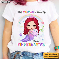 Personalized Gift For Granddaughter Back To School Mermaid Kid T Shirt 27469 thumb 1