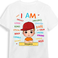 Personalized Gift For Grandson Affirmations I Am Kind Kid T Shirt 27470 thumb 1