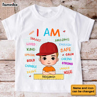 Personalized Gift For Grandson Affirmations I Am Kind Kid T Shirt 27470 thumb 1
