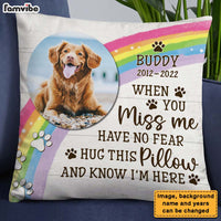 Personalized Gift For Loss Beloved Pet Hug This Pillow 27479 thumb 1