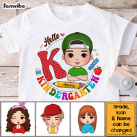 Personalized Gift For Grandson  Hello Kindergarten Back To School Kid T Shirt 27484 thumb 1