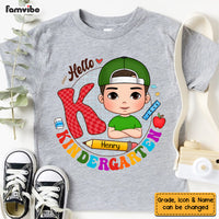 Personalized Gift For Grandson  Hello Kindergarten Back To School Kid T Shirt 27484 thumb 1