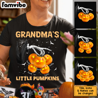 Personalized Gift For Grandma Little Pumkins Skellington Hand Shirt - Hoodie - Sweatshirt 27489 thumb 1