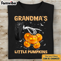 Personalized Gift For Grandma Little Pumkins Skellington Hand Shirt - Hoodie - Sweatshirt 27489 thumb 1