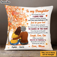 Personalized Gift For Daughter Fall I'll Always Be With You Pillow 27490 thumb 1
