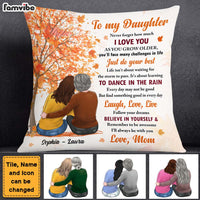 Personalized Gift For Daughter Fall I'll Always Be With You Pillow 27490 thumb 1