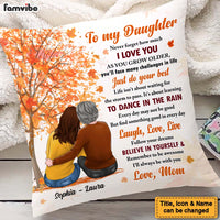 Personalized Gift For Daughter Fall I'll Always Be With You Pillow 27490 thumb 1