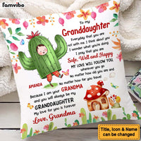 Personalized Gift For Granddaughter Flower Fairy To My Granddaughter Pillow 27492 thumb 1