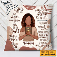Personalized Gift For Daughter Christian Be Still Be Strong Pillow 27493 thumb 1